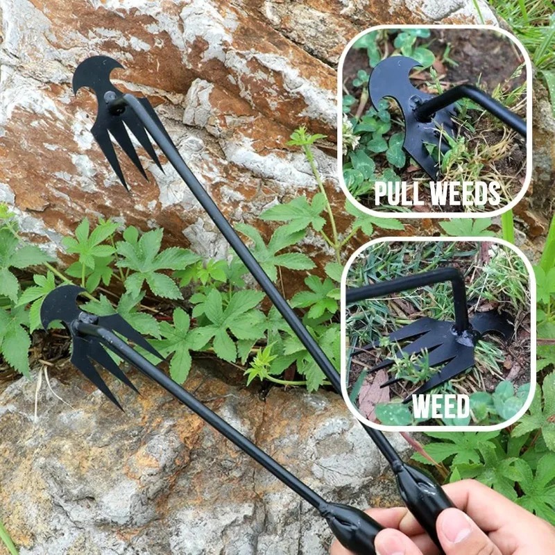 Gardening Tools Shovel - 2-in-1 Tuinhark Handmatige Zaad- en Graswortelverwijderaar