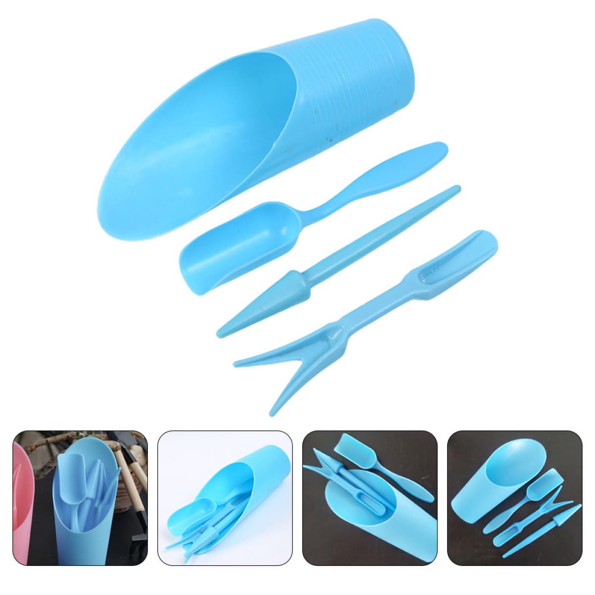 Gardening Tools Shovel - 4 stks/set, Plastic Duurzaam Emmer schop