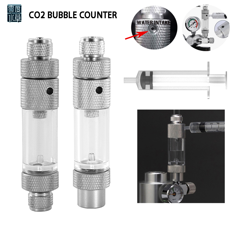 Aquaponics Fish Tank - Aquarium CO2-belletjesmeter, waterinjectieversie, CO2-regelaar, generator reactiesysteem,