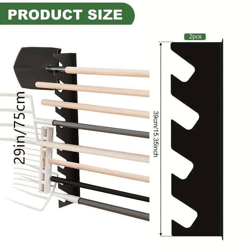 Gardening Tools Shovel - Zware metalen tuin gereedschaphouder met opbergruimte