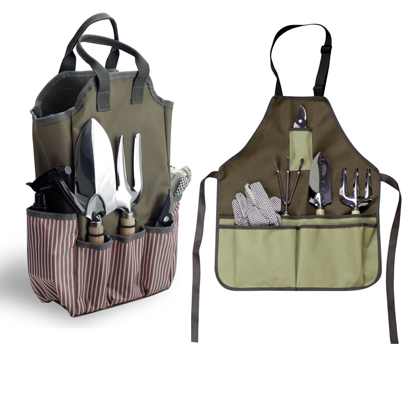 Gardening Tools Bag - Tuin gereedschapset 12-delig, heavy-duty, roestvrij staal,