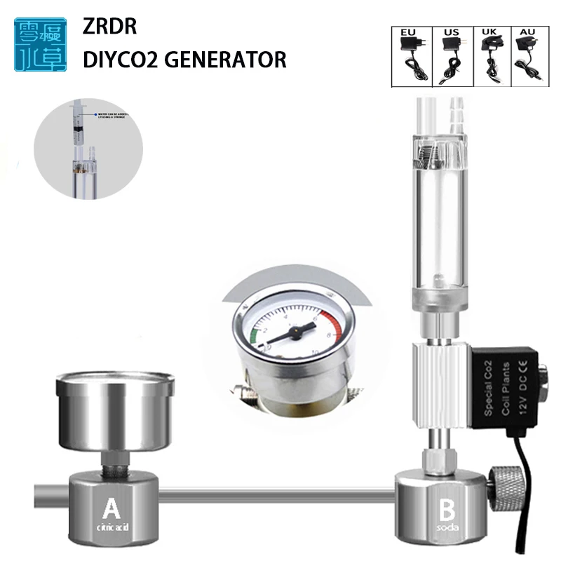 Aquaponics Fish Tank - Aquarium DIY CO2 Reactor Generator Systeem