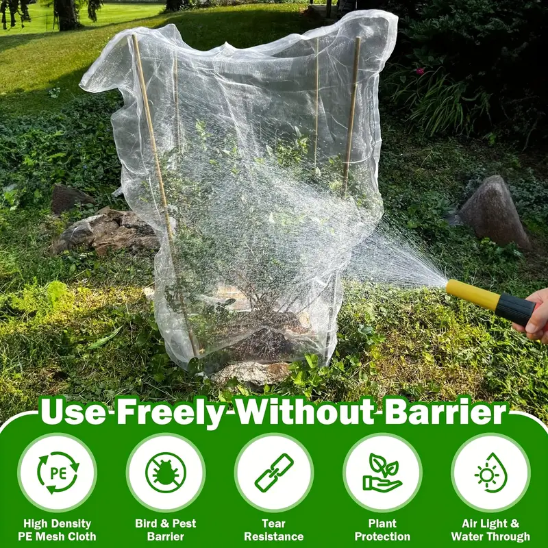Gardening Tools Bag - Nylon Plantbeschermingsnet Mesh Bag Cover voor