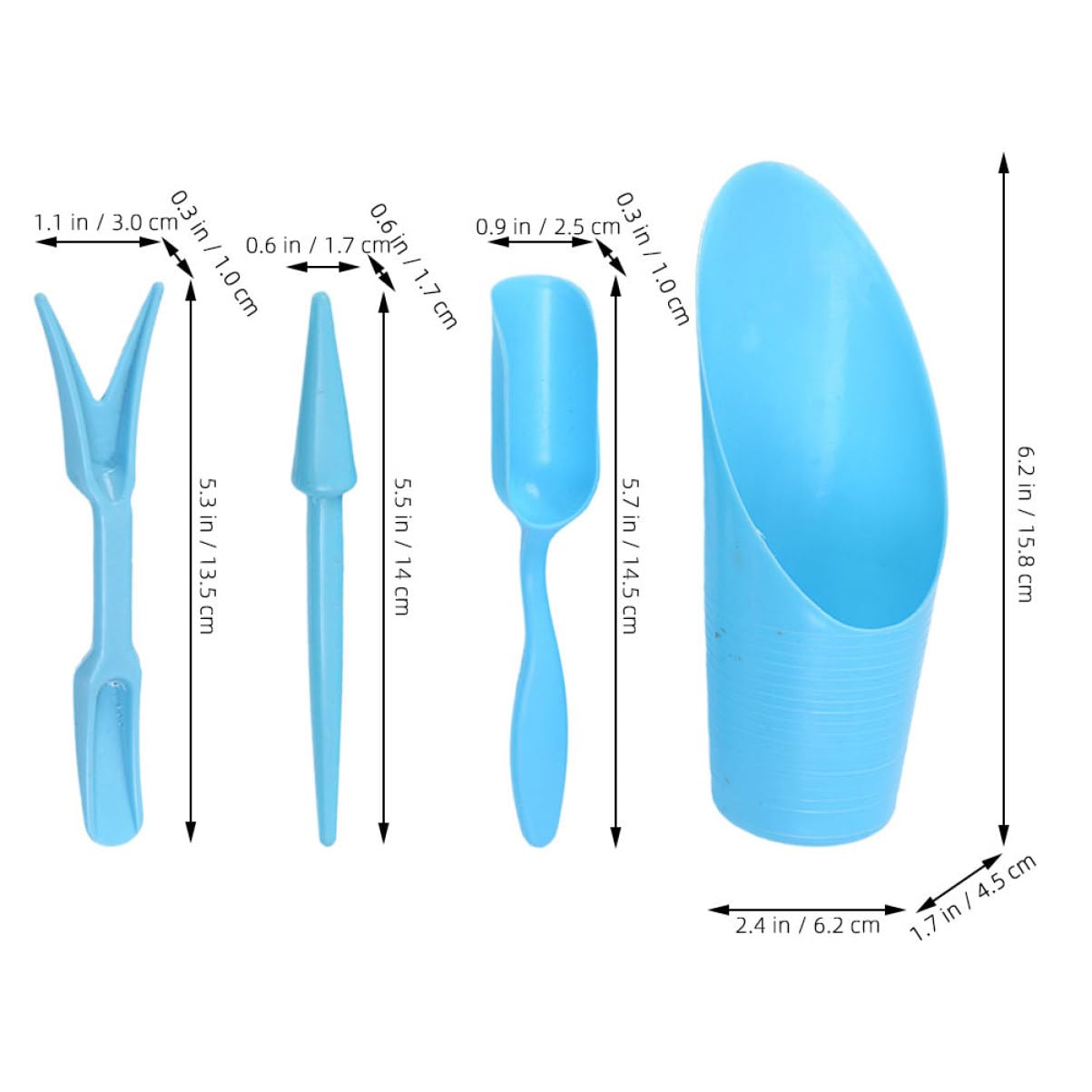 4 stks/set, Plastic Duurzaam E - Gardening Tools Shovel recensie en prijs