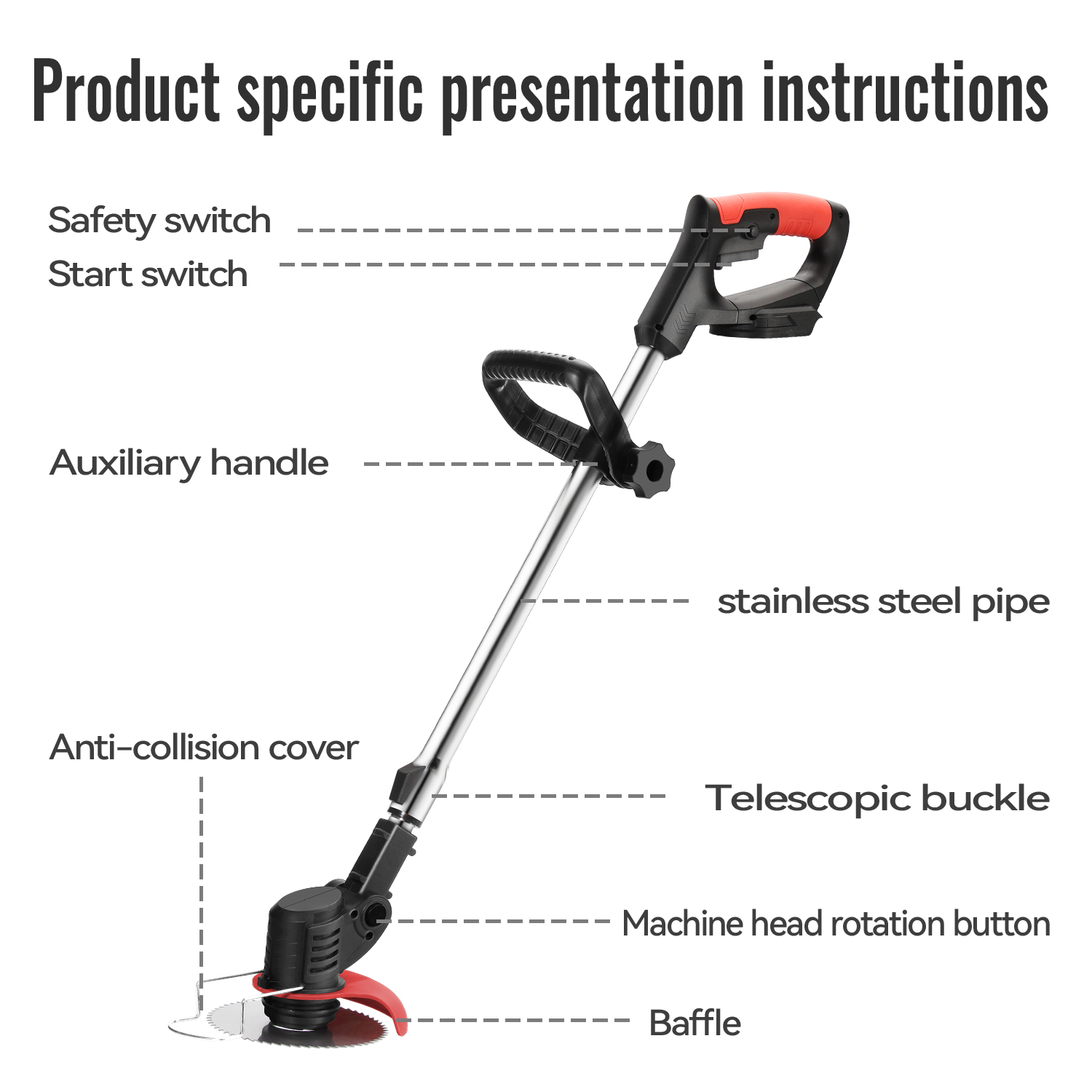 Lithium-elektrische grastrimme - Gardening Tools Electric recensie en prijs