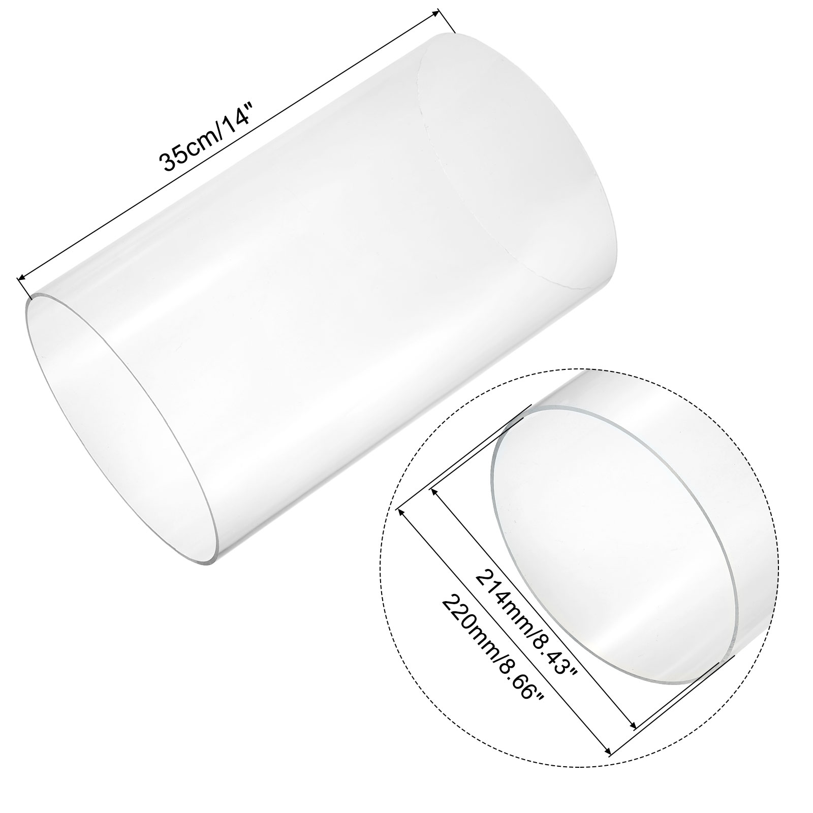 350mm Transparant Acryl Aquari - Aquaponics Fish Tank recensie en prijs