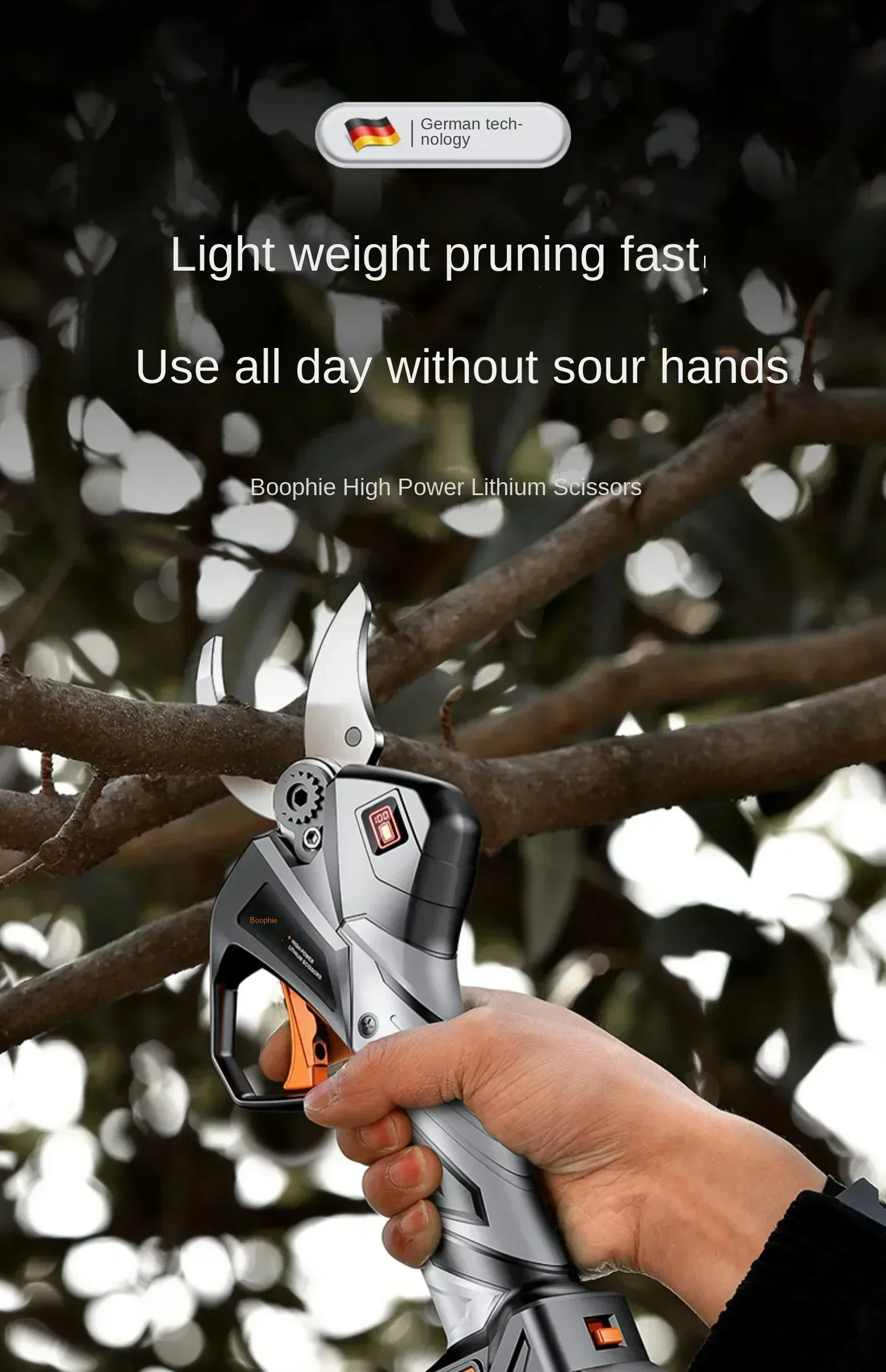 Elektrische snoeischaar met ge - Gardening Tools German recensie en prijs