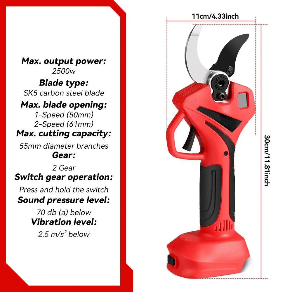 55mm Borstelloze Elektrische S - Gardening Tools Scissors recensie en prijs
